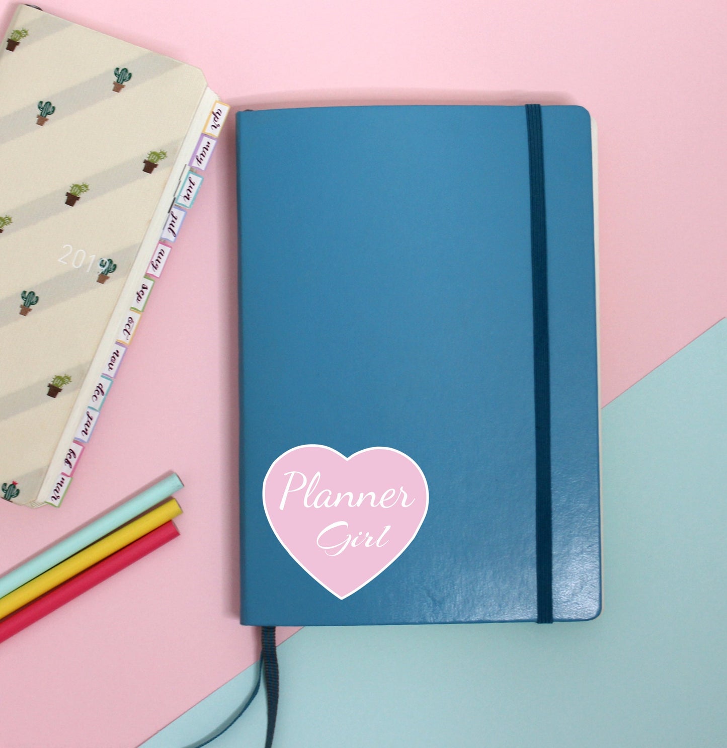 PLANNER GIRL || Cute Vinyl Sticker, Planner Love Addict Fanatic Friends Community Junkie