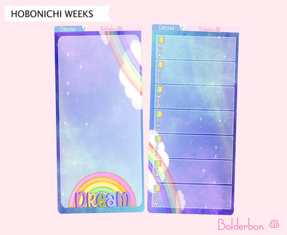 DREAM || Hobonichi Weeks Planner Sticker Kit