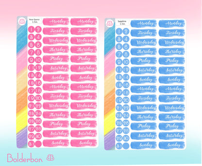 DATE COVER STICKERS || Planner Stickers