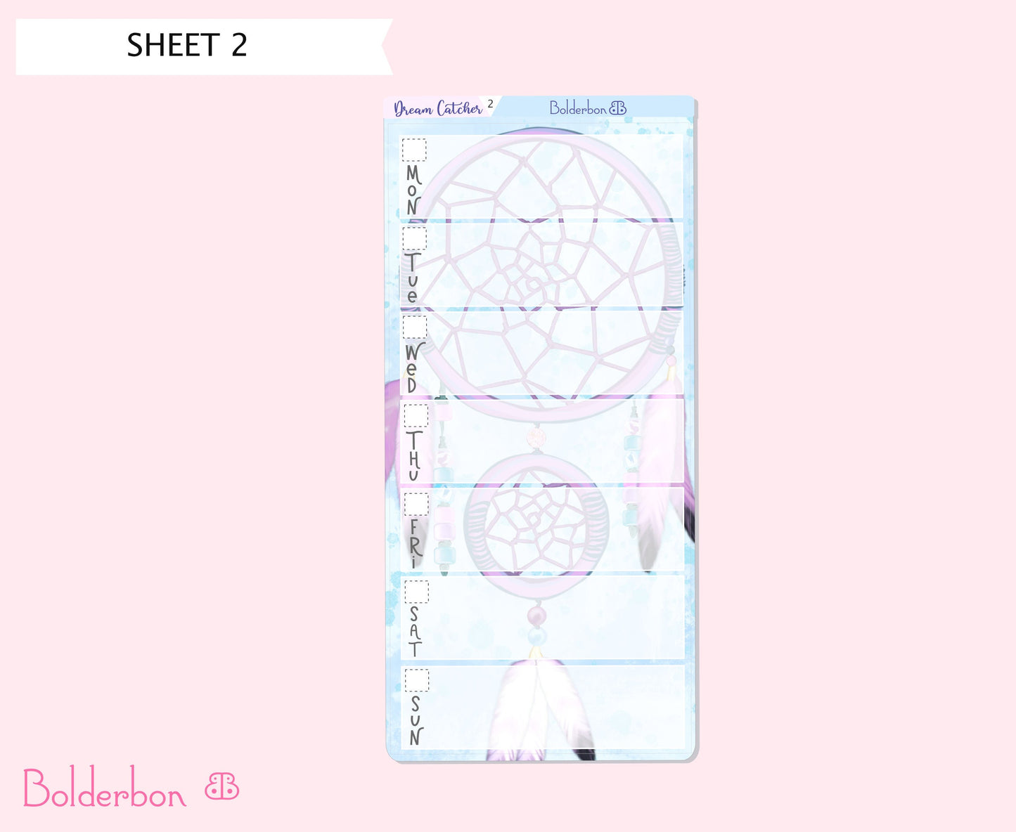 DREAM CATCHER || Hobonichi Weeks Planner Sticker Kit