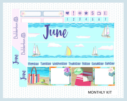 JUNE 7x9 Monthly Sticker Kit