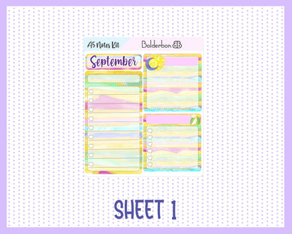 SEPTEMBER A5 NOTES KIT