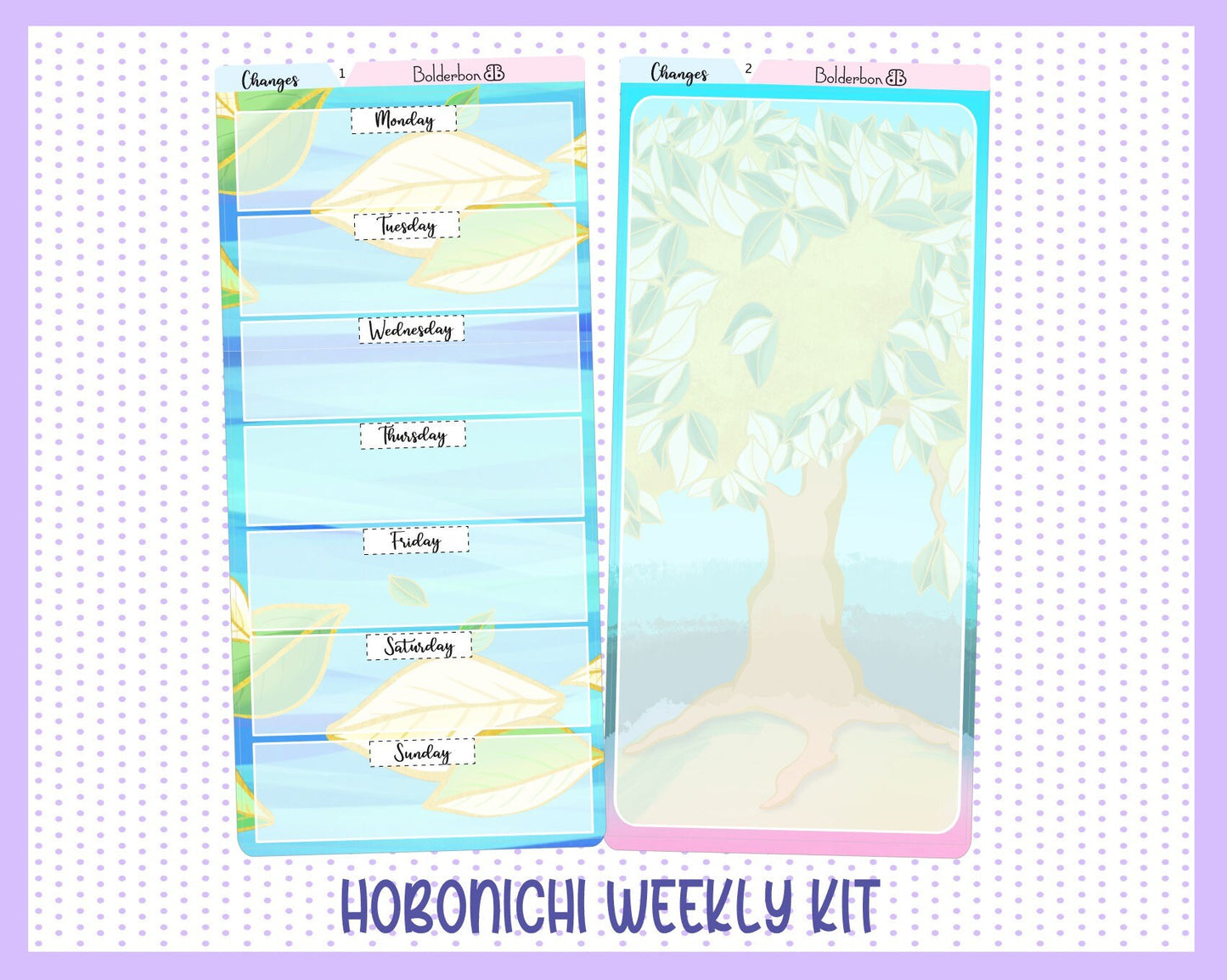 CHANGES || Hobonichi Weeks Planner Sticker Kit