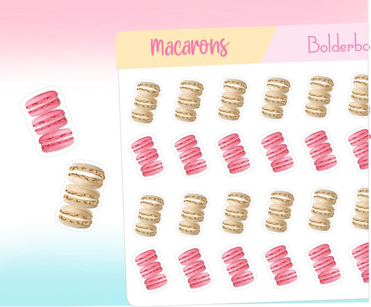 MACARONS || Cute Planner Stickers