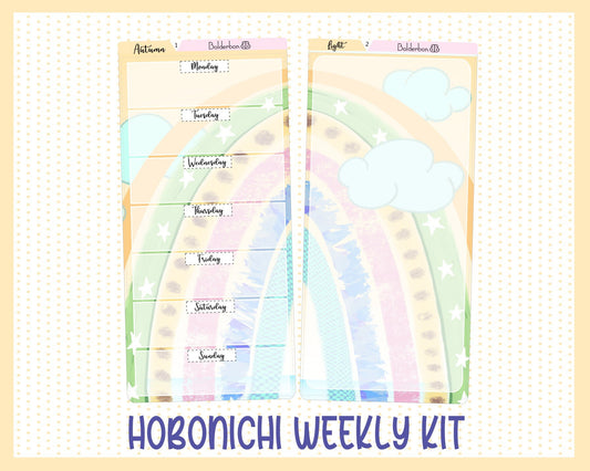 AUTUMN LIGHT || Hobonichi Weeks Planner Sticker Kit