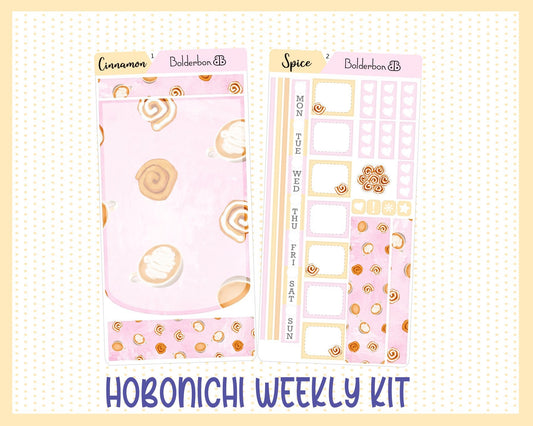 CINNAMON SPICE || Hobonichi Weeks Planner Sticker Kit