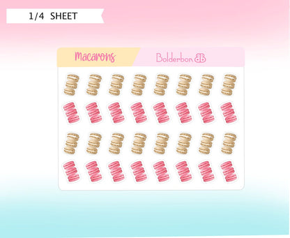 MACARONS || Cute Planner Stickers