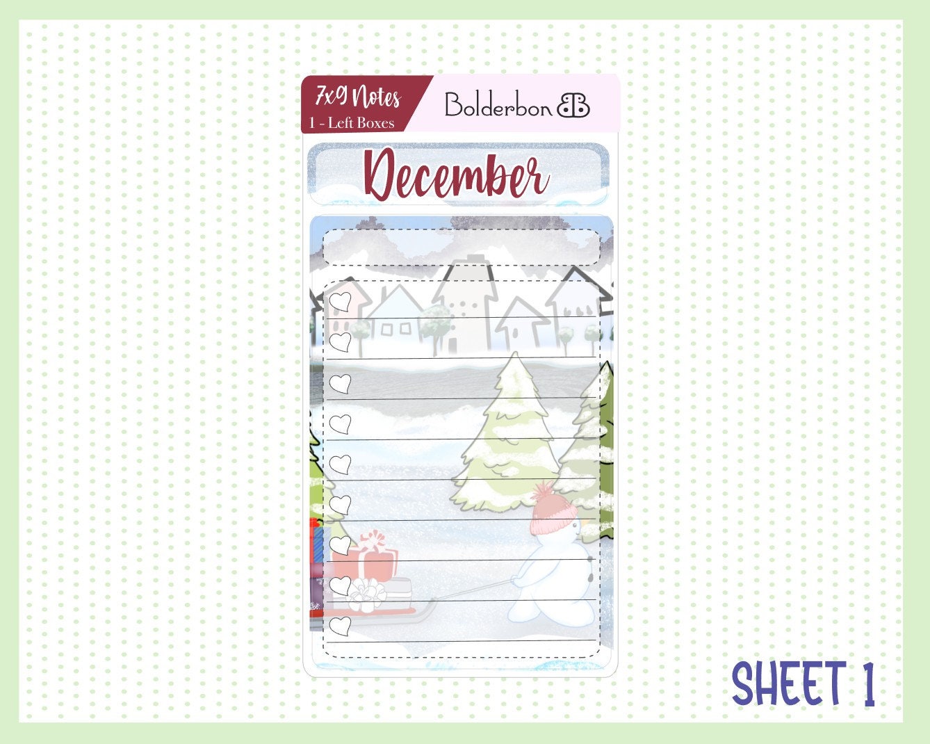 DECEMBER 7x9 Notes Kit