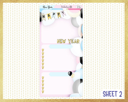 NEW YEAR || Hobonichi Weeks Planner Sticker Kit