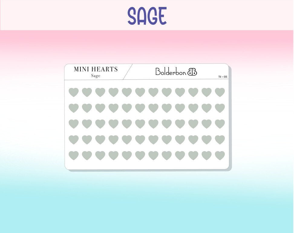 TRANSPARENT HEARTS  || Neutral, Frosted Clear, Minimal, Mini Dots, Planner Stickers, Functional