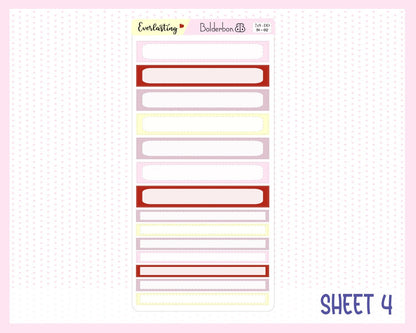 EVERLASTING "7x9 Daily Duo" || Weekly Planner Sticker Kit for Erin Condren