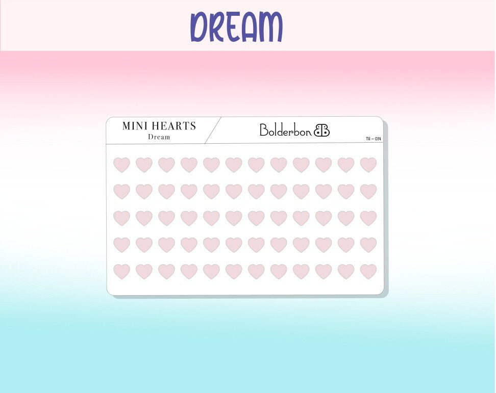 TRANSPARENT HEARTS  || Neutral, Frosted Clear, Minimal, Mini Dots, Planner Stickers, Functional