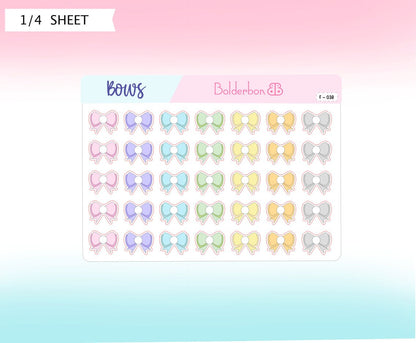 BOWS || Icon Planner Stickers