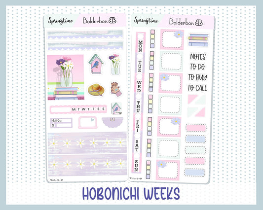 SPRINGTIME || Hobonichi Weeks Planner Sticker Kit