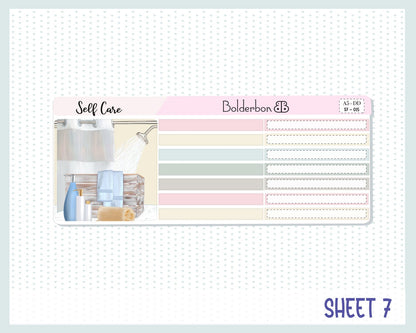 SELF CARE || A5 Daily Duo Planner Sticker Kit