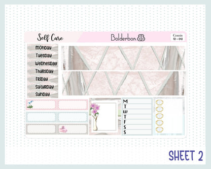 SELF CARE || Hobonichi Cousin Planner Sticker Kit