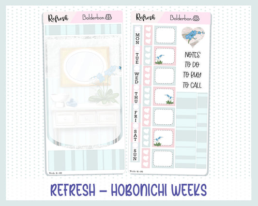 REFRESH Hobonichi Weeks || Weekly Planner Sticker Kit