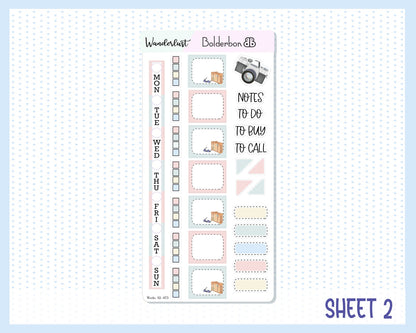 WANDERLUST || Hobonichi Weeks Planner Sticker Kit