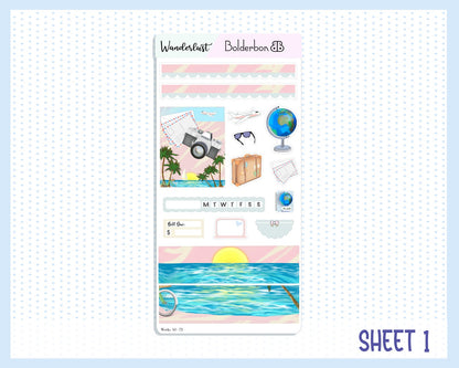 WANDERLUST || Hobonichi Weeks Planner Sticker Kit