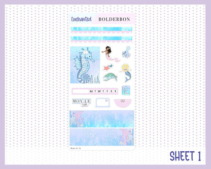 ENCHANTED || Hobonichi Weeks Planner Sticker Kit