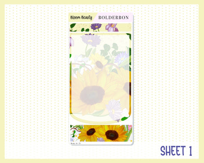 BLOOM BEAUTY || Hobonichi Weeks Planner Sticker Kit