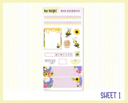 BEE DELIGHT || Hobonichi Weeks Planner Sticker Kit