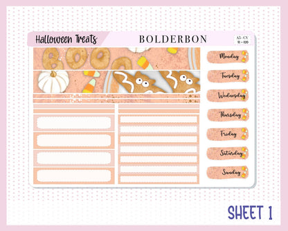 HALLOWEEN TREATS || A5 Compact Vertical Planner Sticker Kit