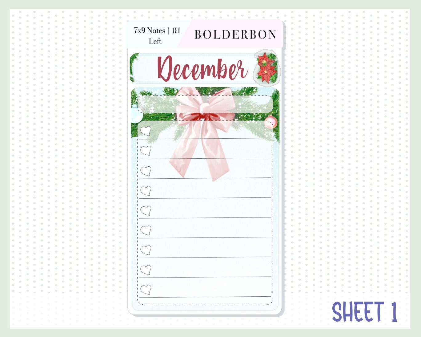 DECEMBER 7x9 Notes Kit