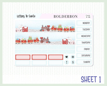 LETTERS TO SANTA || Hobonichi Cousin Planner Sticker Kit