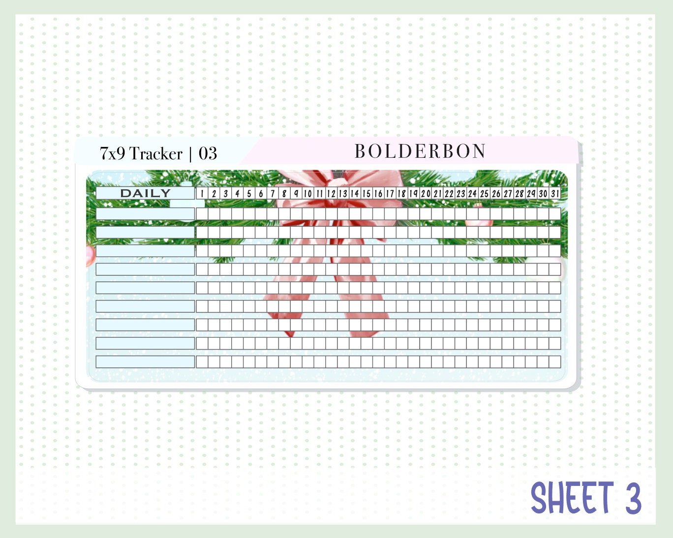 DECEMBER 7x9 Notes Kit