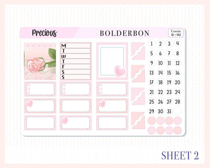 PRECIOUS || Hobonichi Cousin Planner Sticker Kit