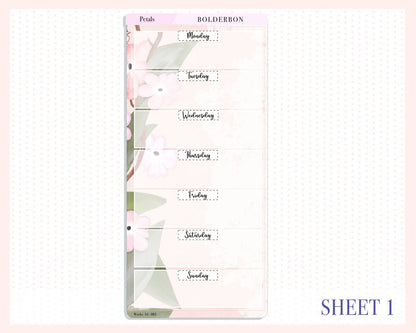 PETALS || Hobonichi Weeks Planner Sticker Kit