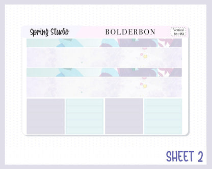 SPRING STUDIO || 7x9 Vertical Planner Sticker Kit