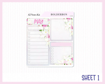 MAY A5 NOTES KIT || Planner Sticker Kit