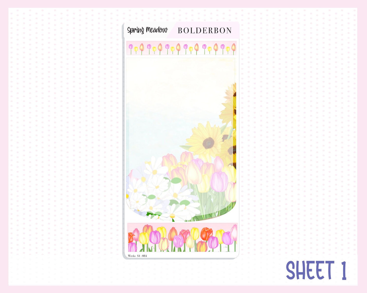 SPRING MEADOW || Hobonichi Weeks Planner Sticker Kit