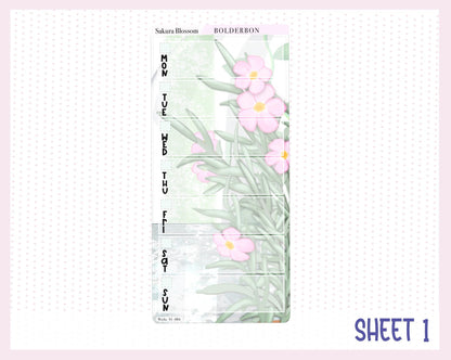 SAKURA BLOSSOM || Hobonichi Weeks Planner Sticker Kit