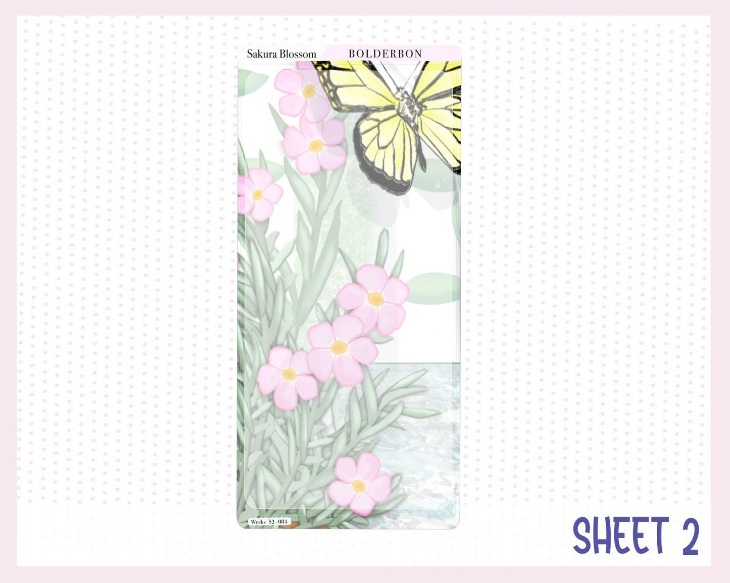 SAKURA BLOSSOM || Hobonichi Weeks Planner Sticker Kit