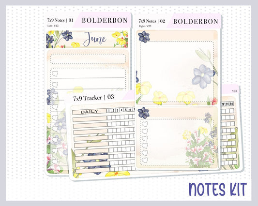 JUNE 7x9 Notes Kit