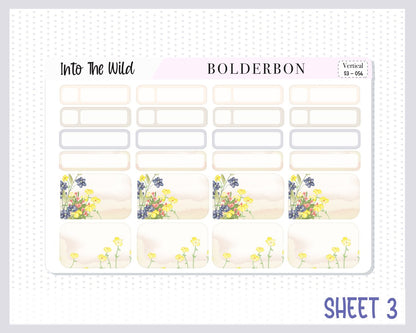 INTO THE WILD || 7x9 Vertical Planner Sticker Kit