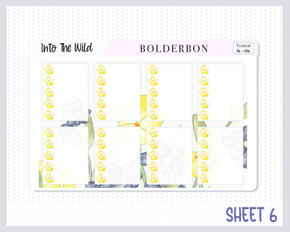 INTO THE WILD || 7x9 Vertical Planner Sticker Kit