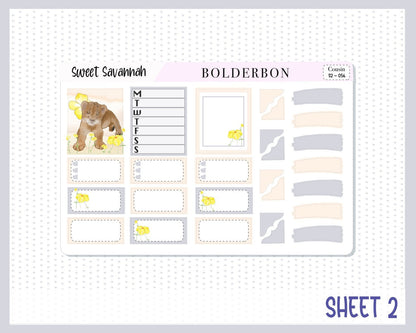 SWEET SAVANNAH || Hobonichi Cousin Planner Sticker Kit